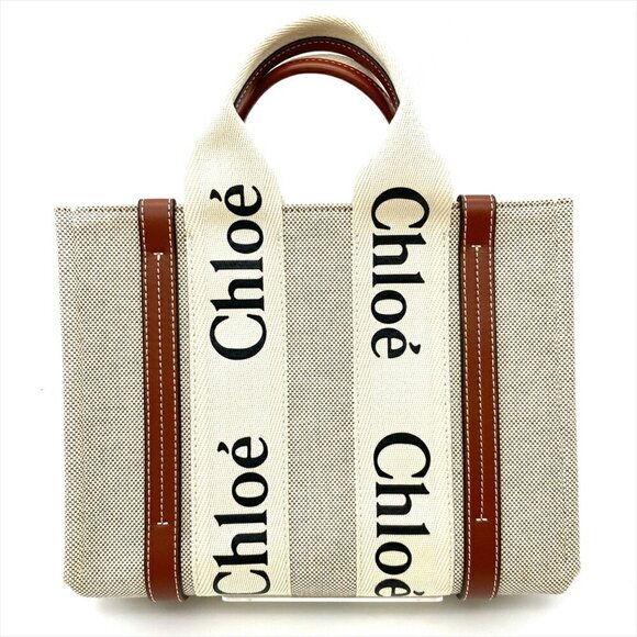 CHLOE Brown Leather Tote Bag - Picture 1 of 11